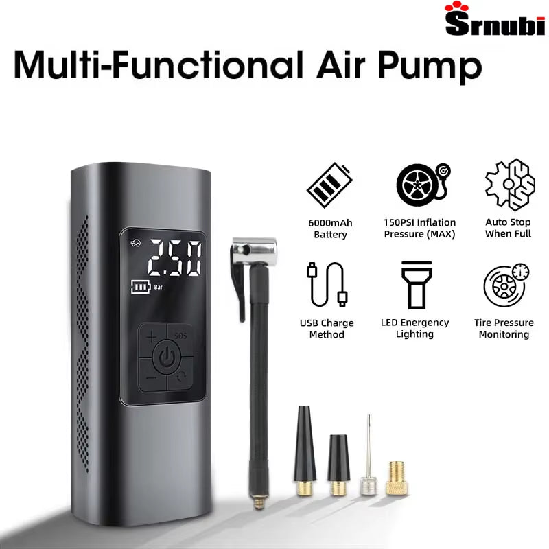 Portable Wireless Compressor Tire