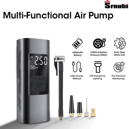 Portable Wireless Compressor Tire