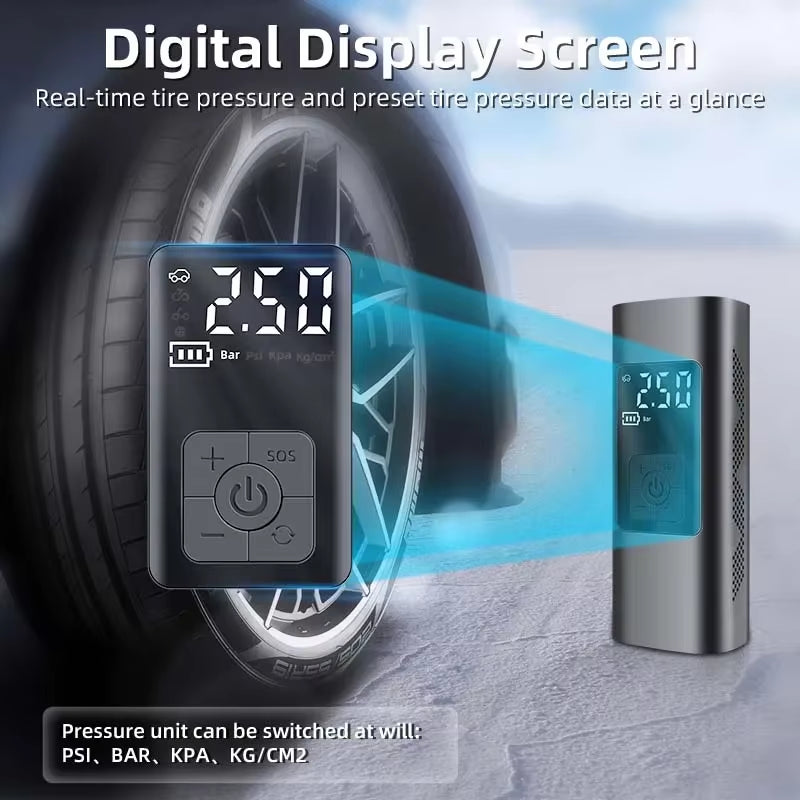 Portable Wireless Compressor Tire