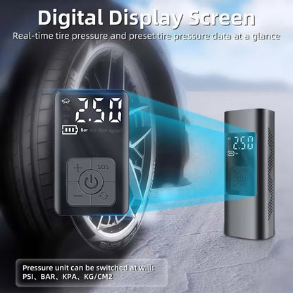 Portable Wireless Compressor Tire
