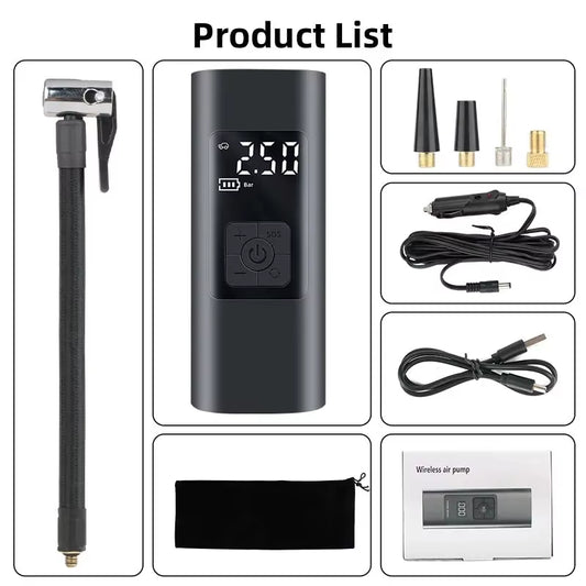 Portable Wireless Compressor Tire